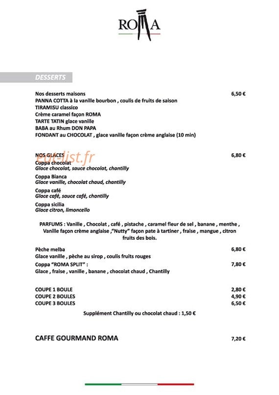 La Roma — carte page 3