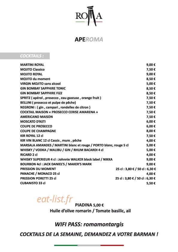 La Roma — carte page 4