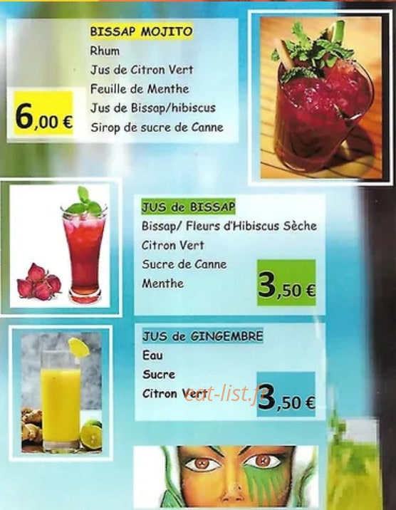 Les saveurs D'ailleurs — carte page 2