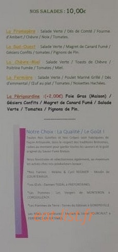 Caramel & Fleur De Sel — carte page 2