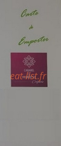 Caramel & Fleur De Sel — carte page 1