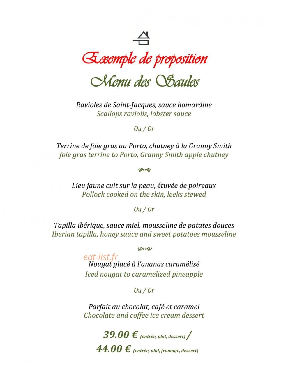 Les Saules — carte page 3