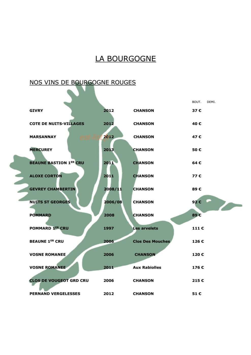 Les Saules — carte page 10