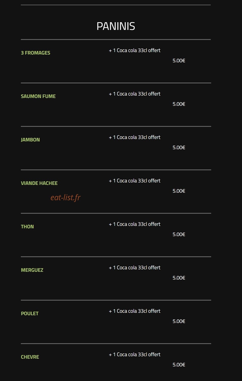 Andiamo Pizza — carte page 21