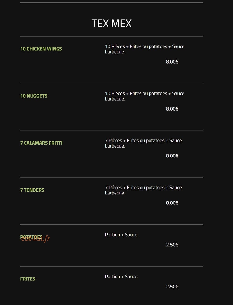 Andiamo Pizza — carte page 19
