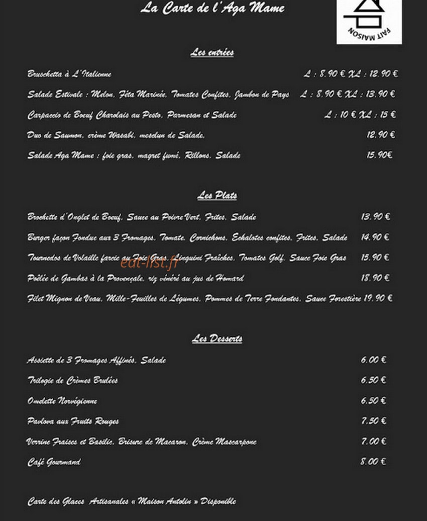 Aga Mame — carte page 1