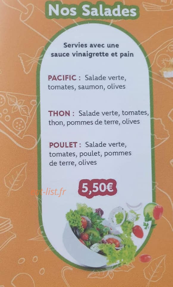Tacos Couscous — carte page 4