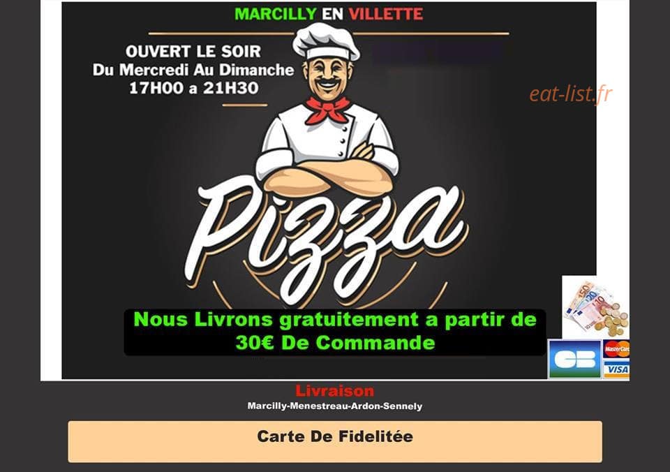 Pizza Da Paolo — carte page 1