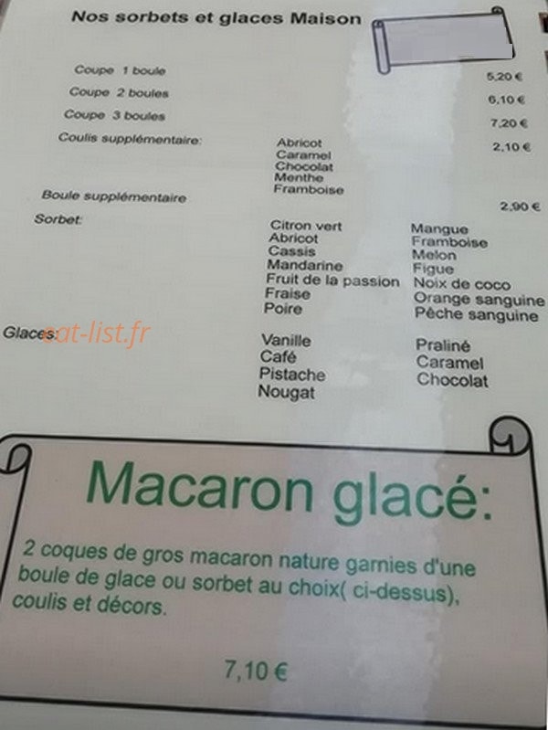 Chocolats et Chimers — carte page 2