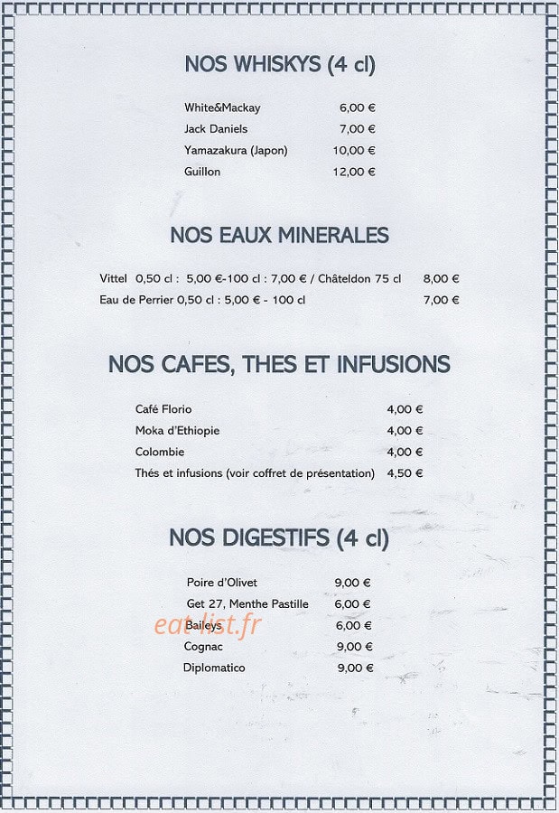 Le Chalut — carte page 7
