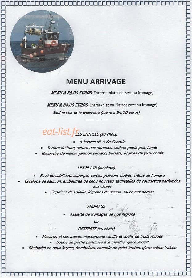 Le Chalut — carte page 5