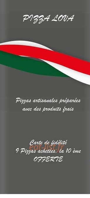 Pizza Lova — carte page 5