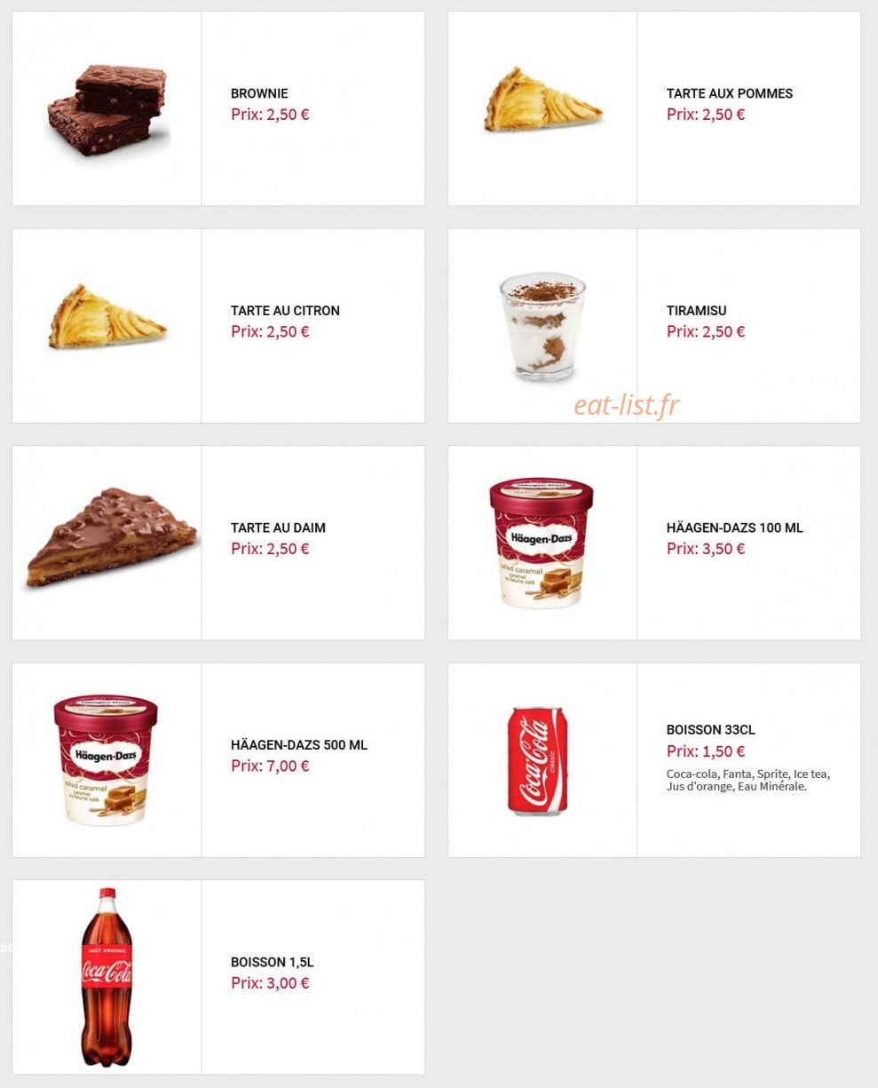 Rapido's Pizza — carte page 9
