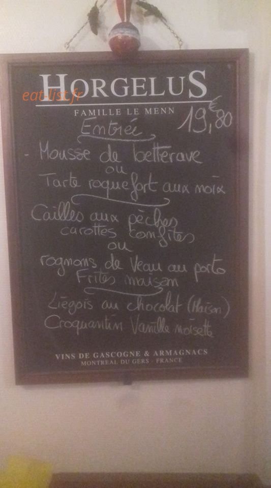 Le Relais Normand — carte page 1