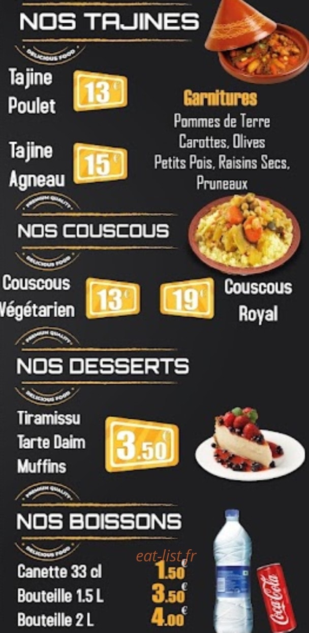 Pizzeria Tinsse — carte page 9