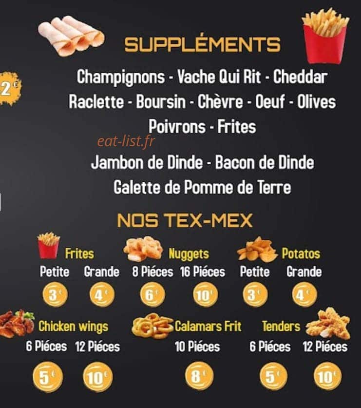 Pizzeria Tinsse — carte page 8