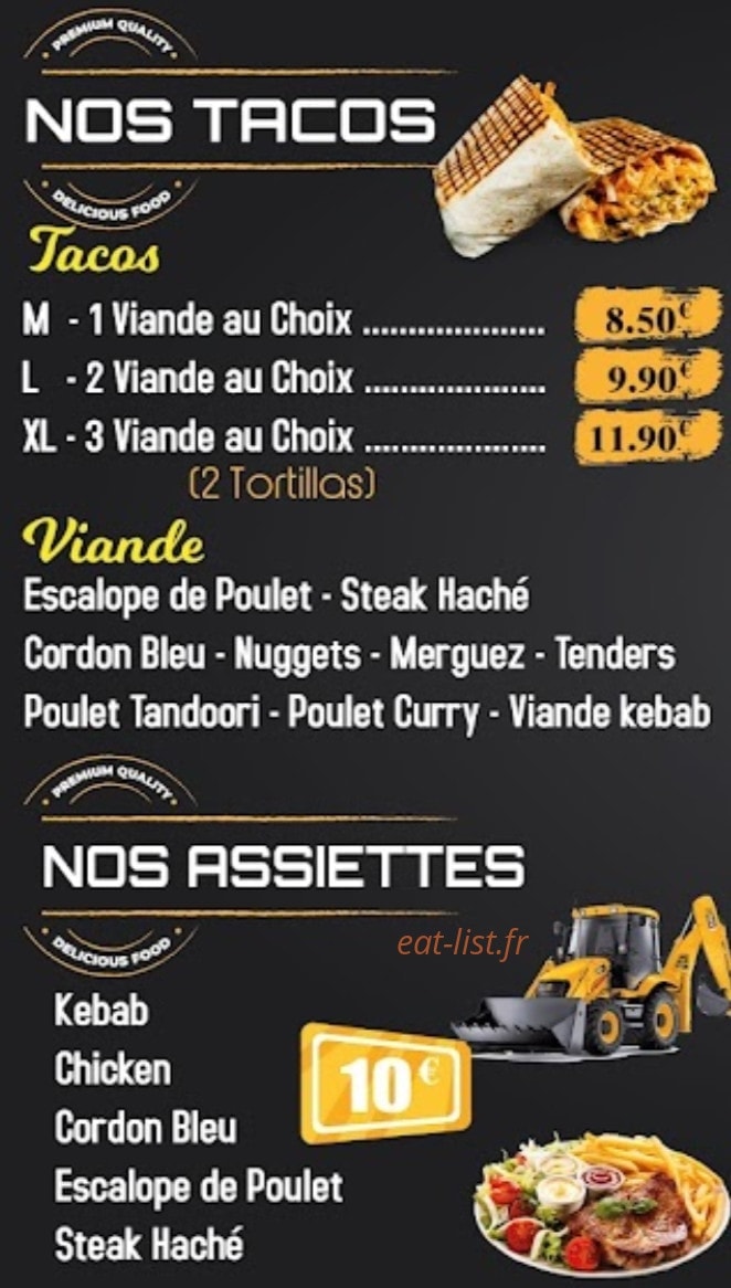 Pizzeria Tinsse — carte page 2