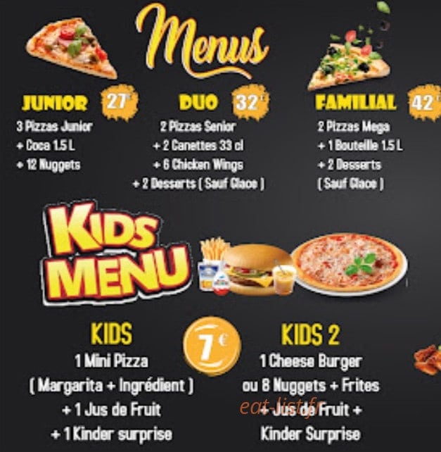 Pizzeria Tinsse — carte page 7