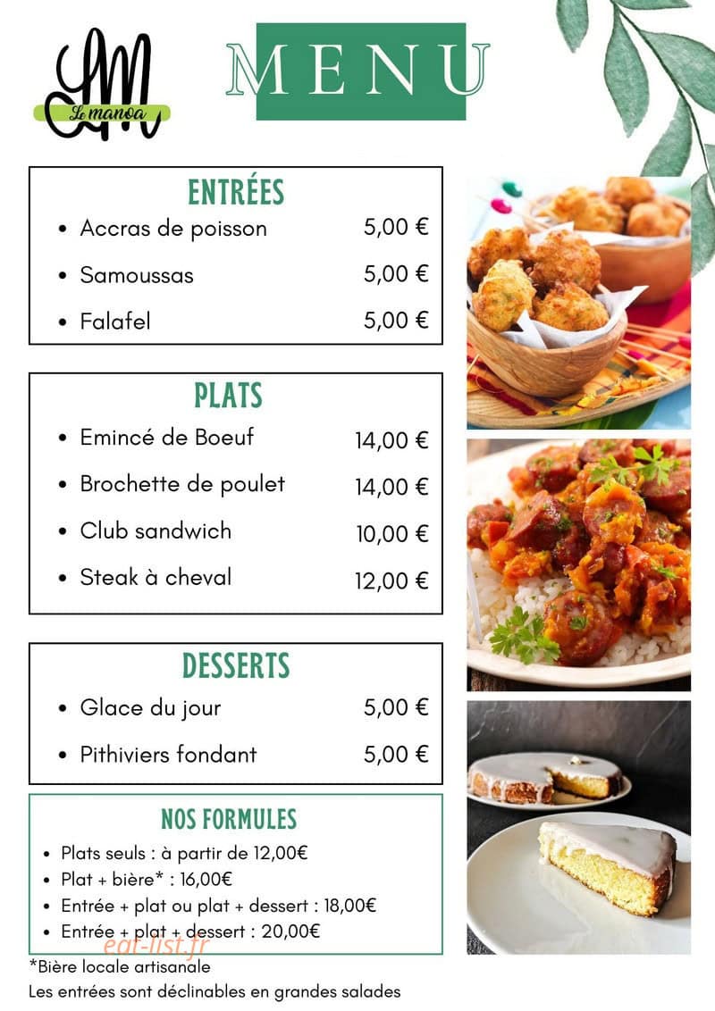 Le Manoa — carte page 1