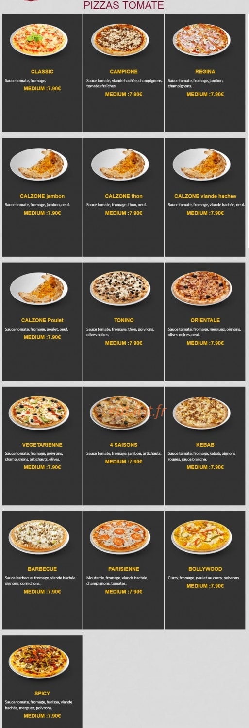 Les delices de pithiviers — carte page 2