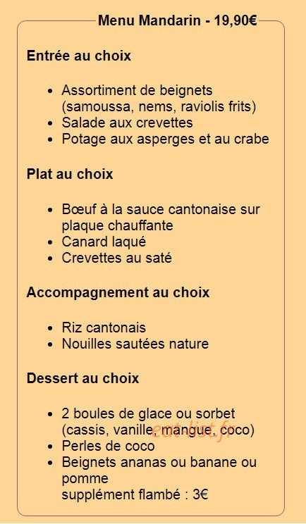 Mandarin — carte page 4