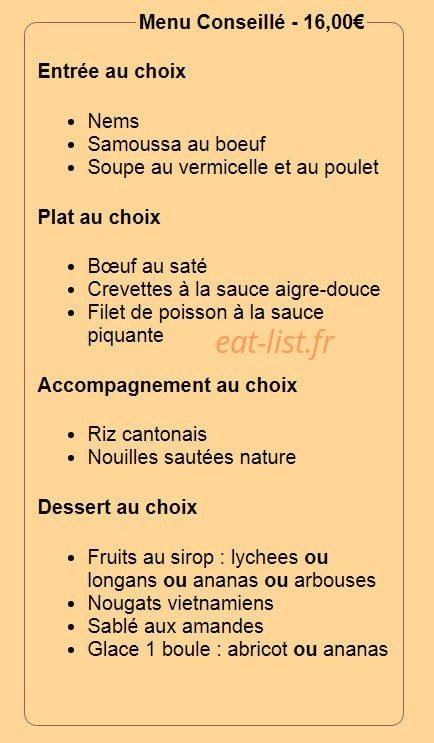 Mandarin — carte page 2