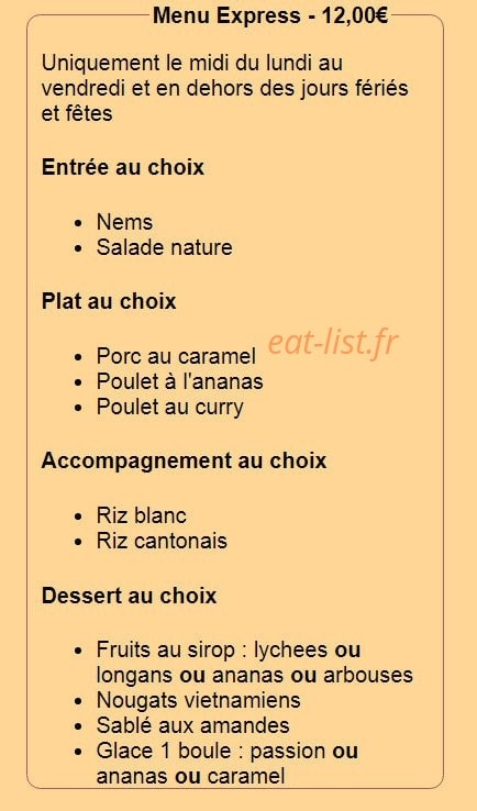 Mandarin — carte page 1