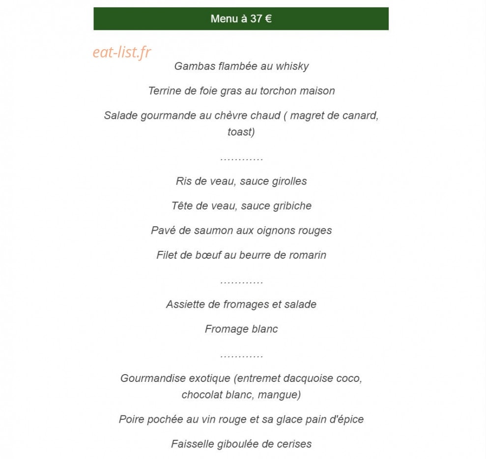 Relais de la Poste — carte page 5