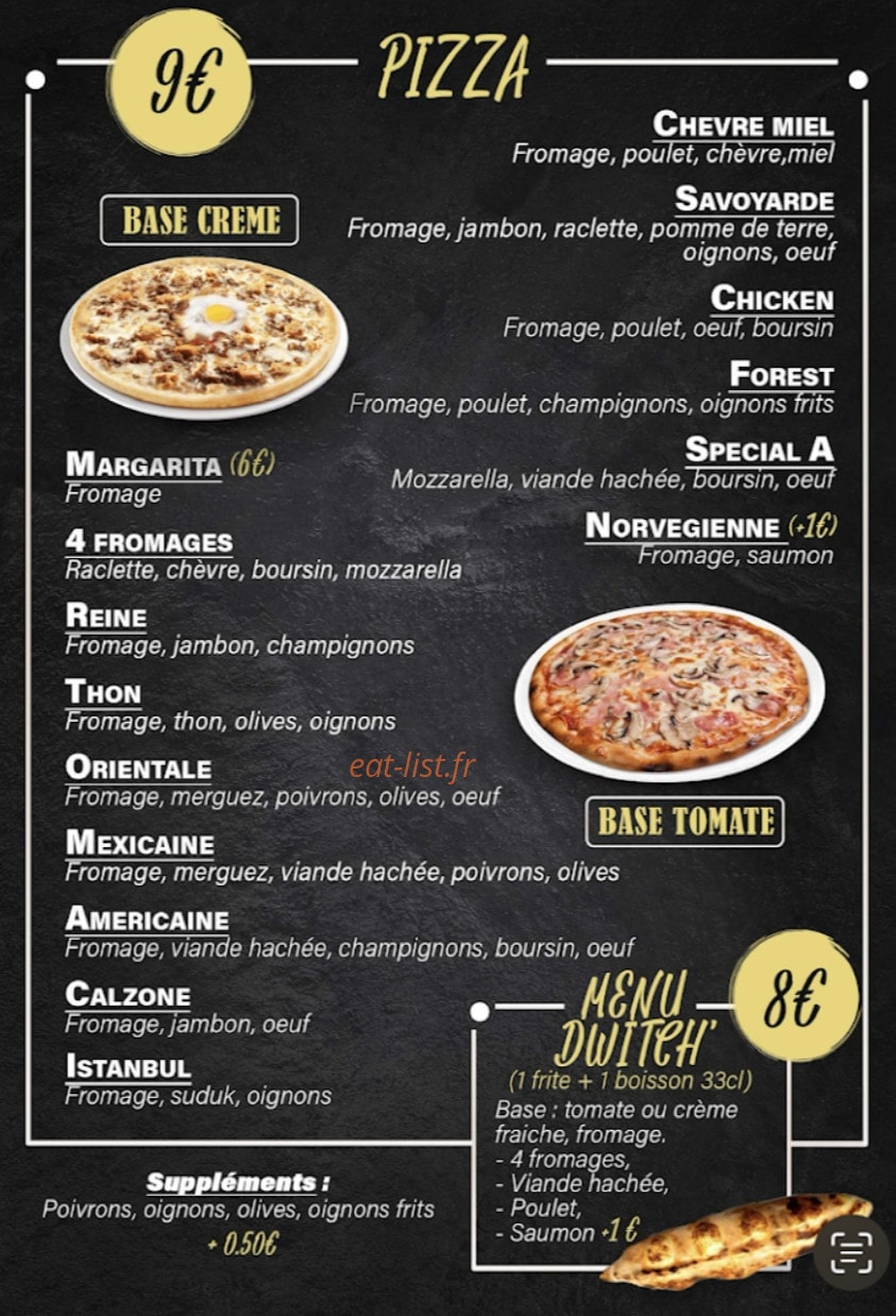 So'Food — carte page 2