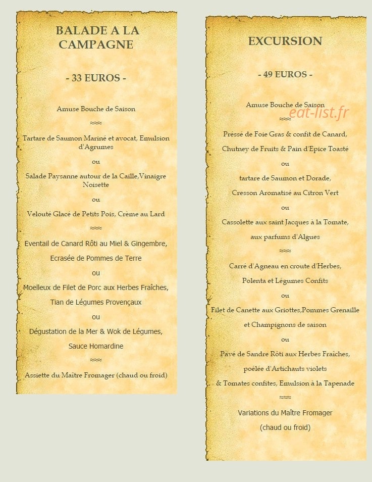 Traiteur Fraicheur — carte page 6