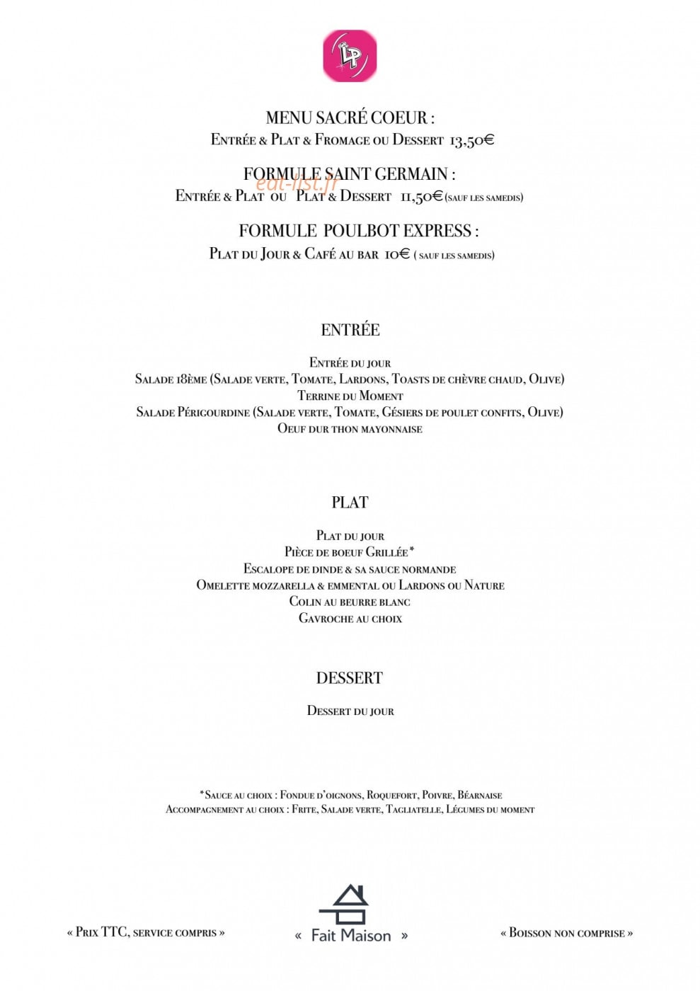Le Poulbot — carte page 1
