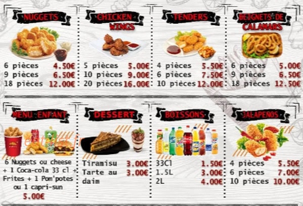 Au P'tit Creux Malesherbe — carte page 3