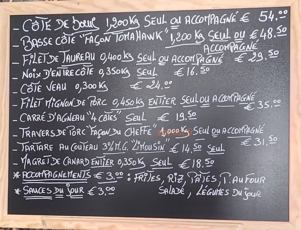 Carte et menu de Bistrot d'Ici et d'Ailleurs à Le Malesherbois — Les planches suite