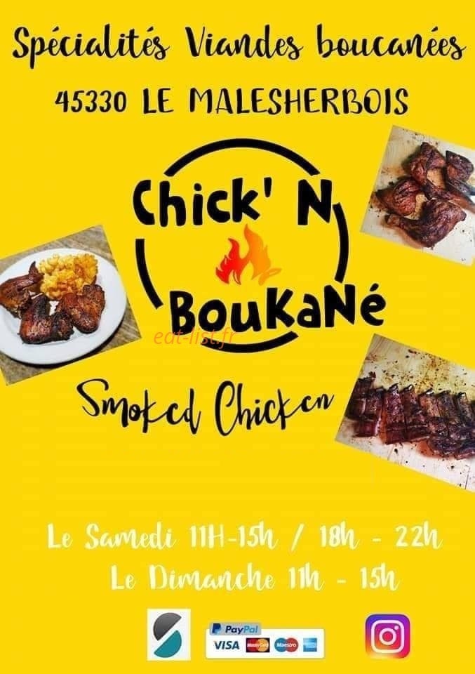Chick'n boukané — carte page 1