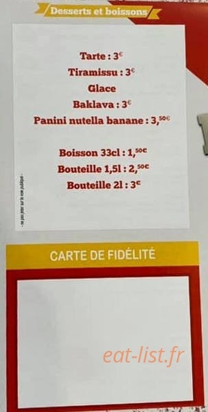 La Place Chez Umit — carte page 6