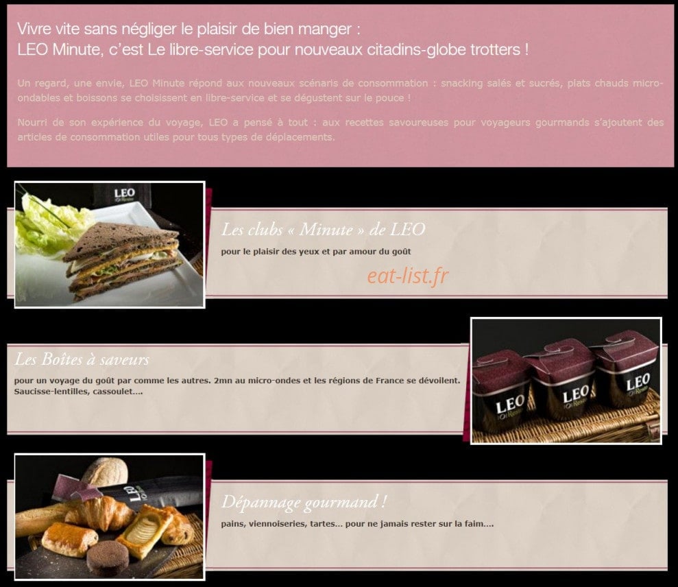 Leo Resto — carte page 5