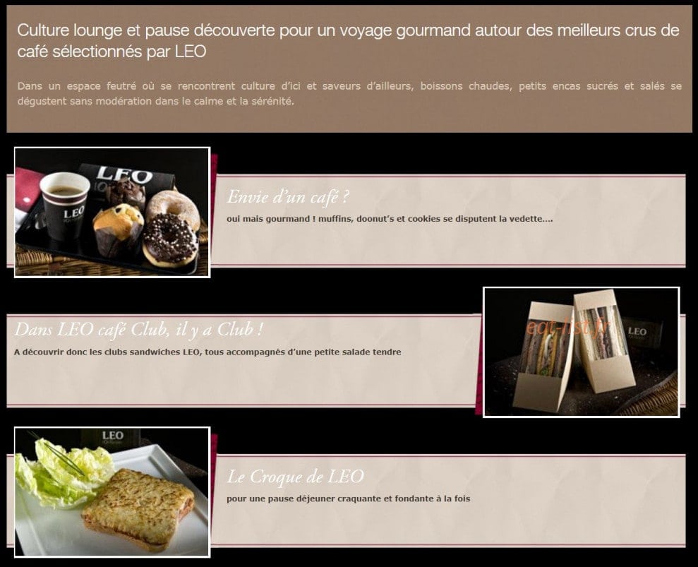 Leo Resto — carte page 6