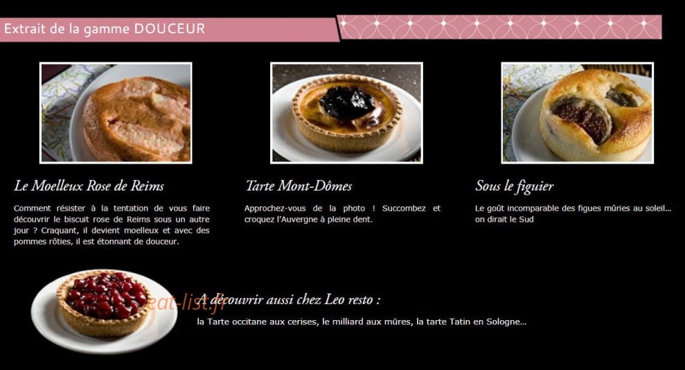 Leo Resto — carte page 4