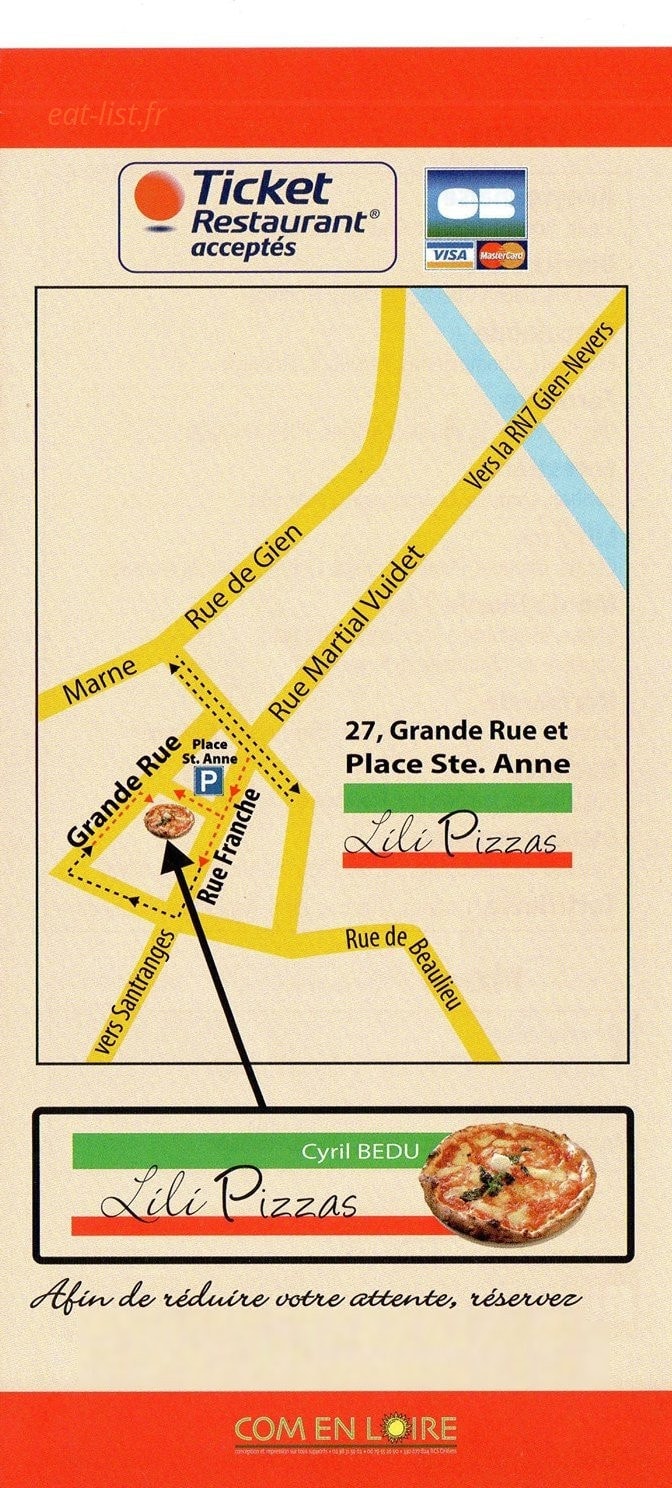 Lili pizzas Bedu cyril — carte page 6