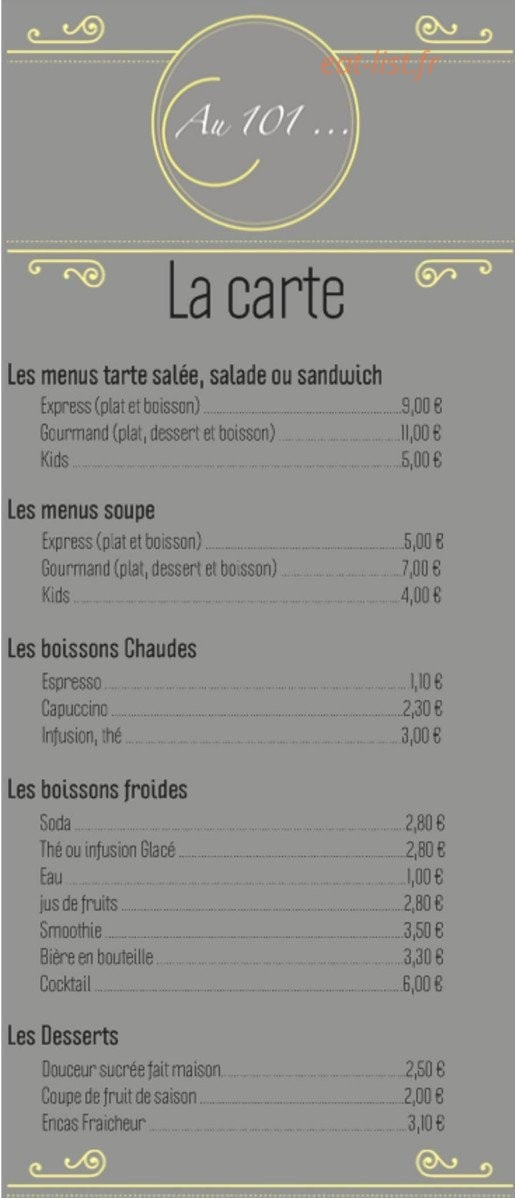 Au 101 — carte page 2
