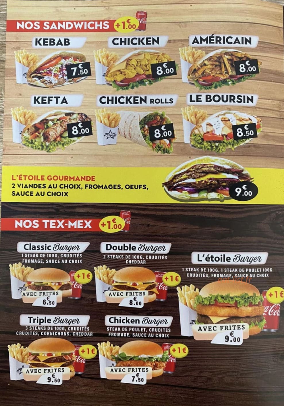 L'étoile — carte page 3