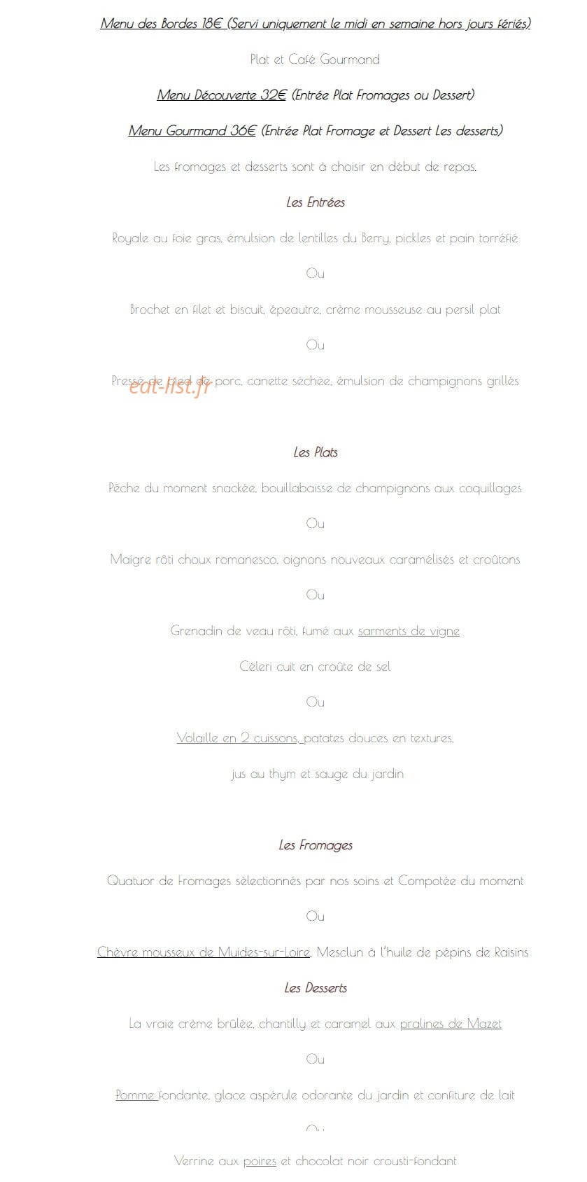 Villa des Bordes — carte page 2