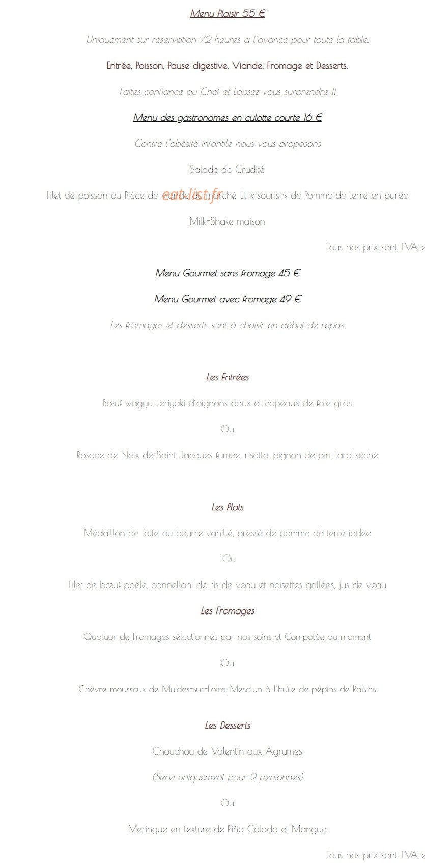 Villa des Bordes — carte page 1