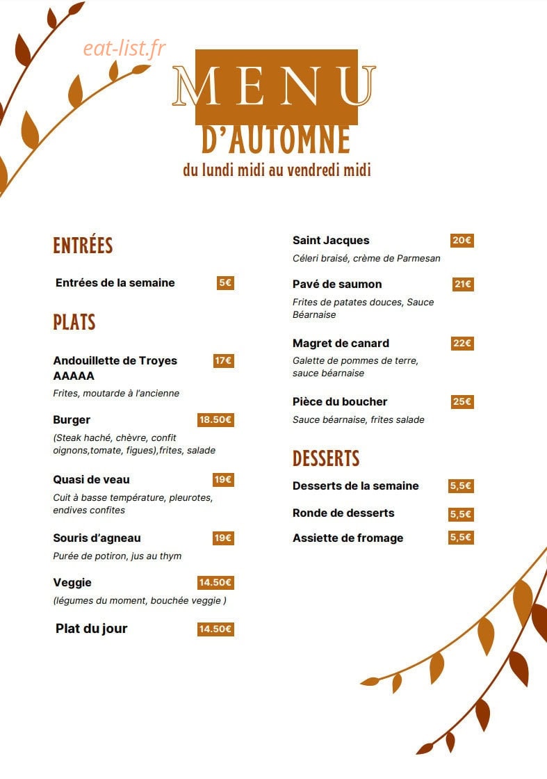 Le Rond de Serviette — carte page 1