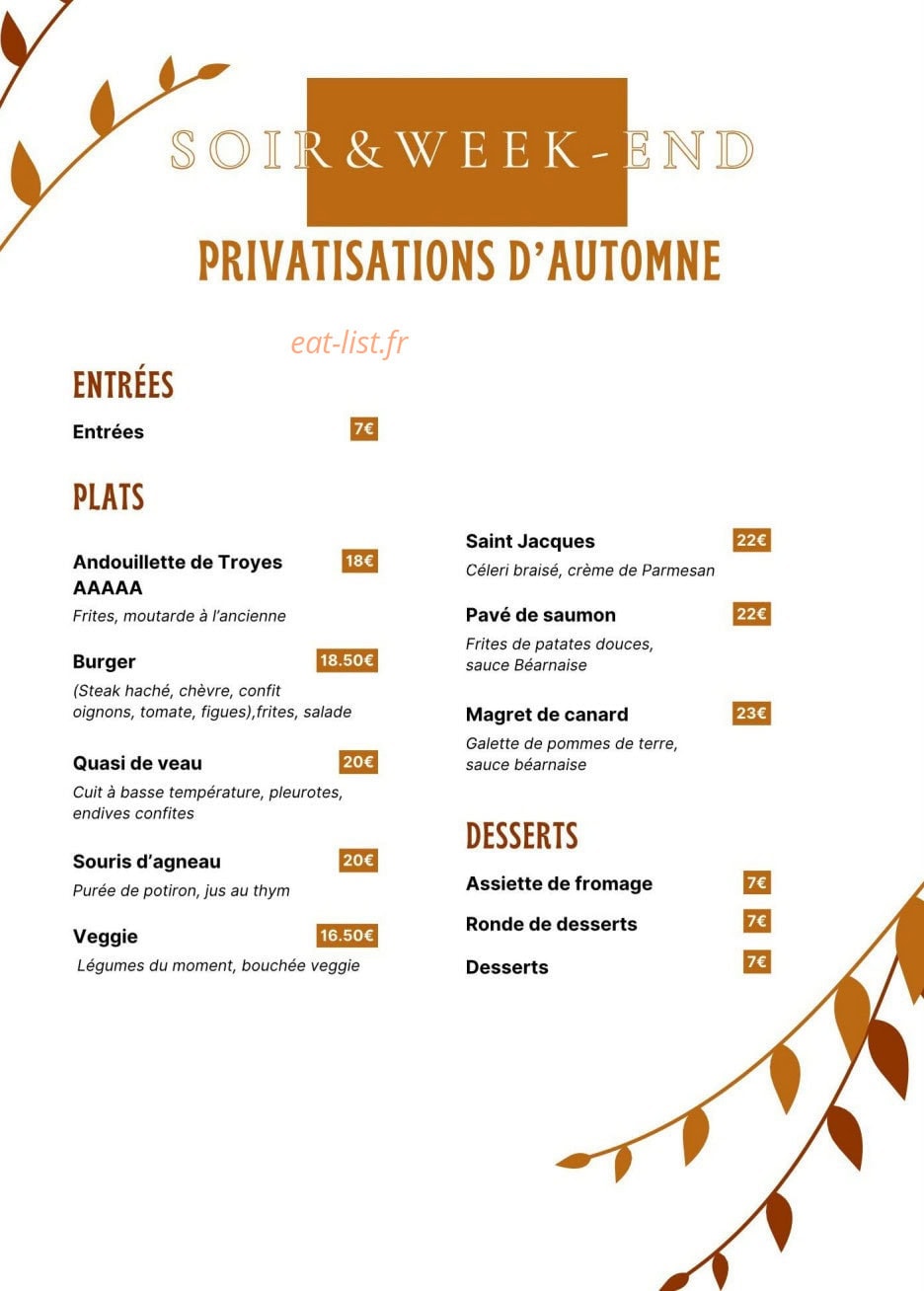 Le Rond de Serviette — carte page 2