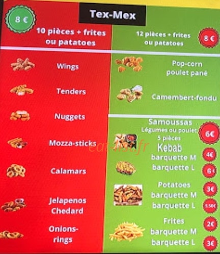 Majesty Pizza — carte page 1