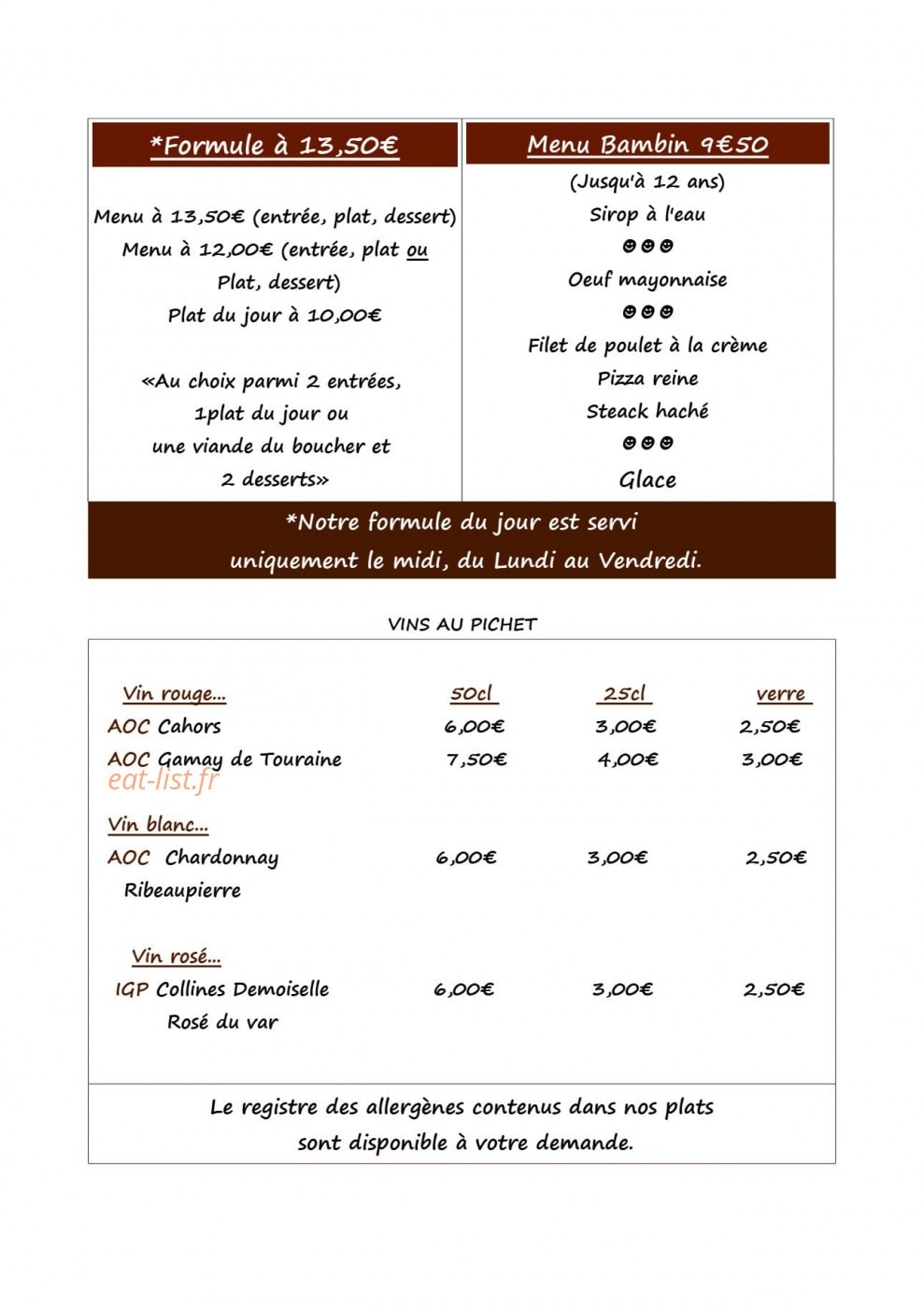 L'envie — carte page 1