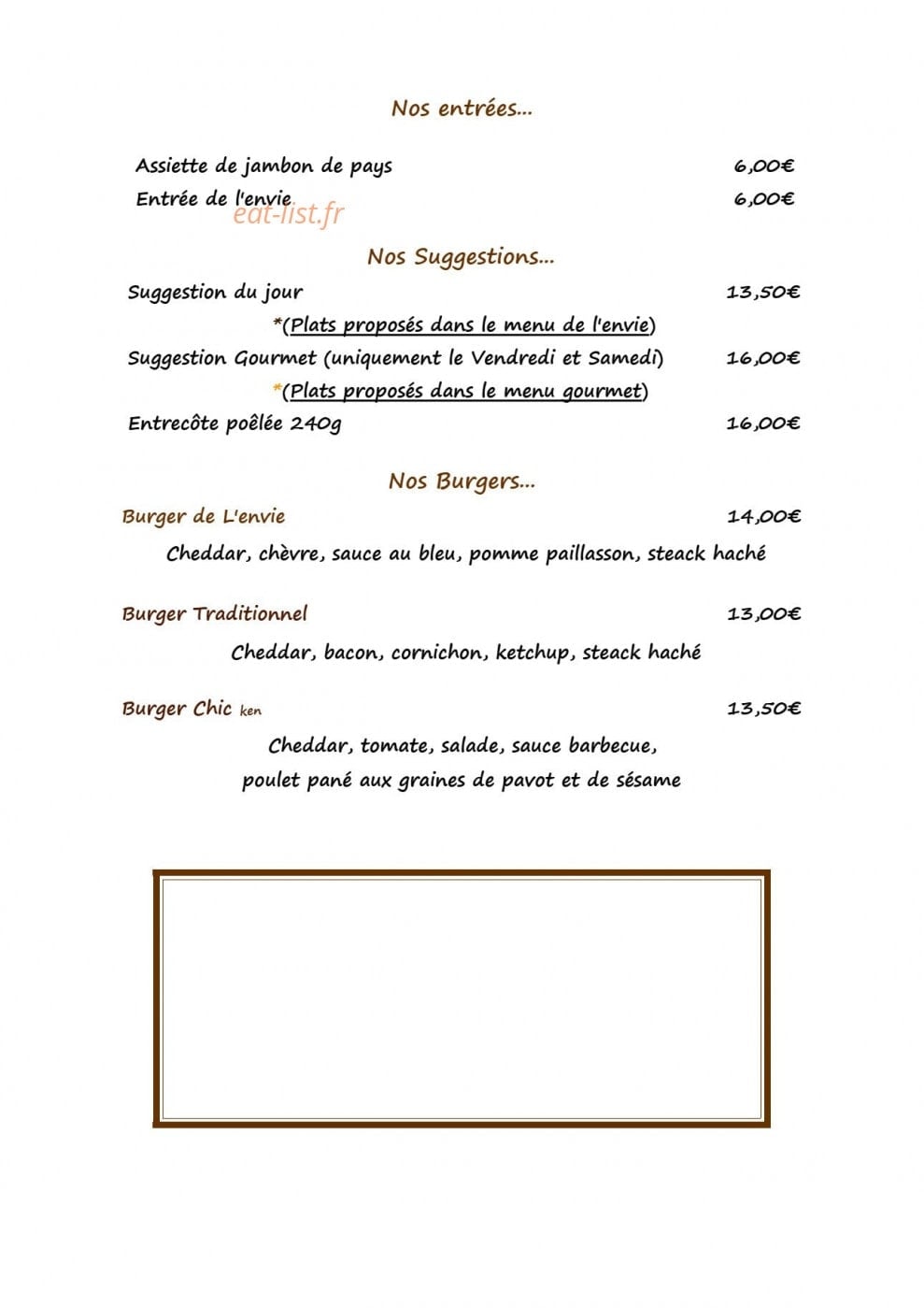 L'envie — carte page 3