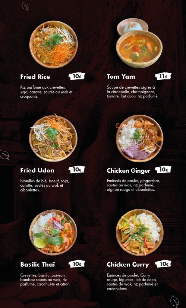 A-Roy Food — carte page 2