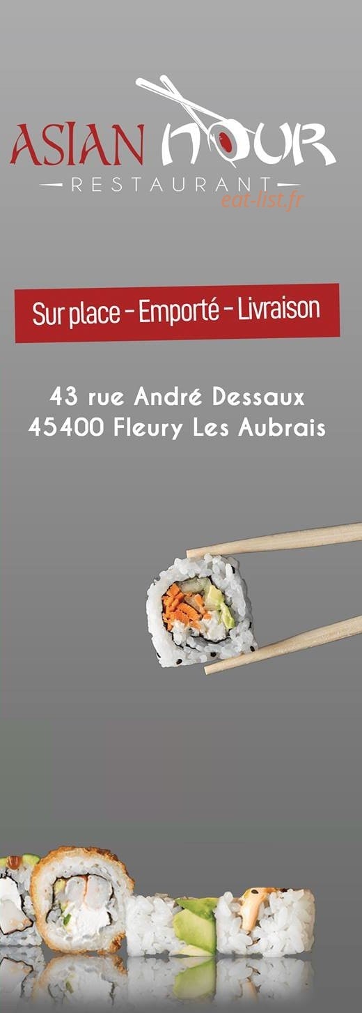 Asian Nour — carte page 1